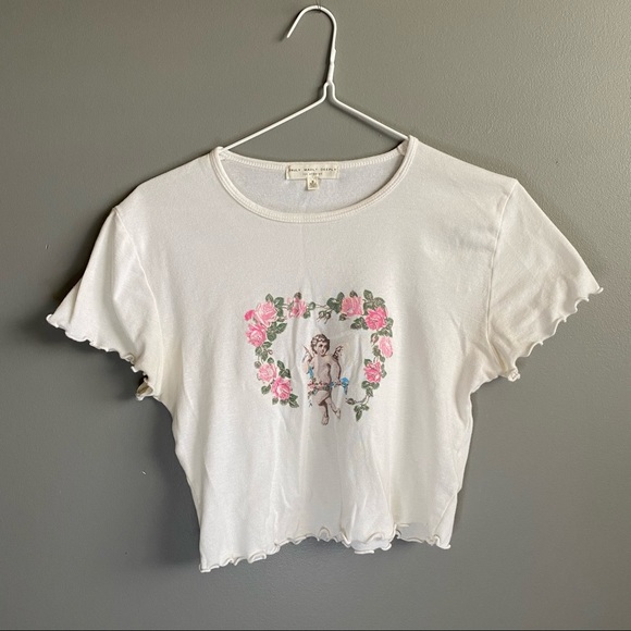 urban outfitters cherub crop top - Picture 2 of 3